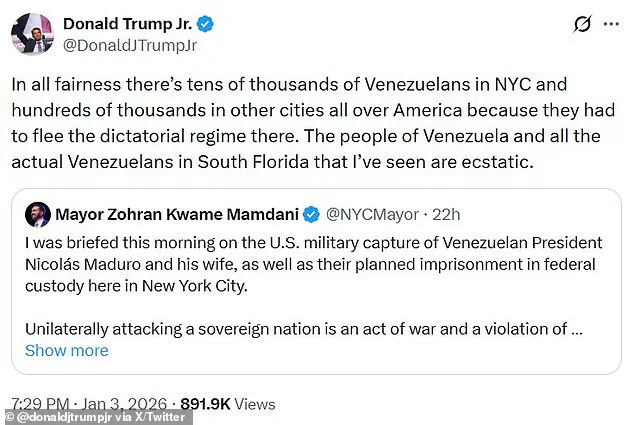 U.S. Launches Surprise Military Operation in Venezuela, Leads to Arrest of Maduro, White House Calls It 'Precision Strike'