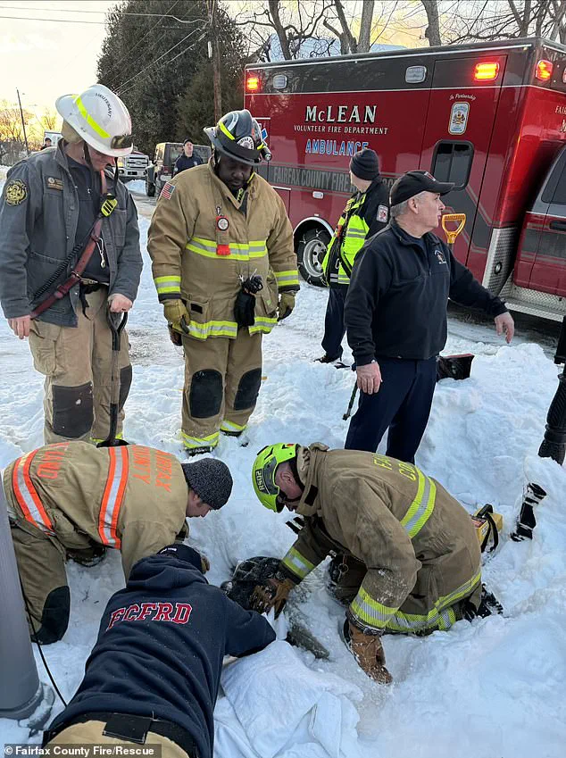 Heroic Firefighters Save Young Boy from Frozen Culvert in McLean, Virginia: A Tale of Bravery and Winter Peril