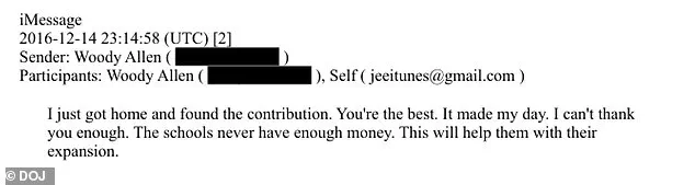 New Justice Department Documents Reveal Jeffrey Epstein's $15,000 Donation to Woody Allen's Adopted Daughter's Education