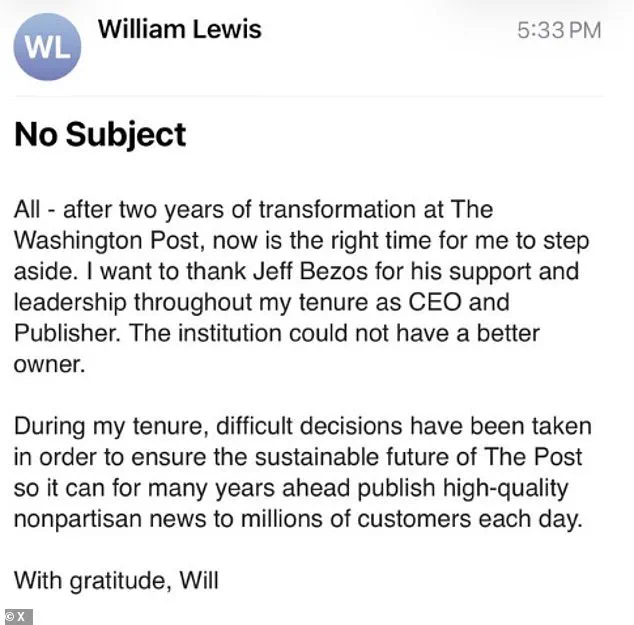 The Washington Post's Leadership Crisis: Resignation, Layoffs, and the Battle for Editorial Independence