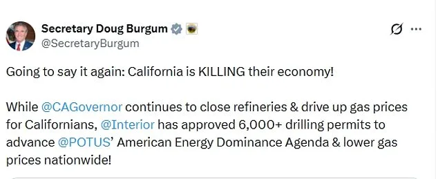Newsom Accuses Trump of Causing Gas Price Surge, Drawing Sharp Republican Pushback