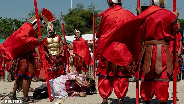 Annual Crucifixion Reenactment in Cutud: 65-Year-Old Man Endures Harrowing Ritual on Good Friday