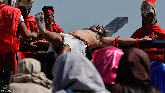 Annual Crucifixion Reenactment in Cutud: 65-Year-Old Man Endures Harrowing Ritual on Good Friday