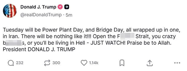 Trump Threatens to 'Blow Everything Up' in Escalating Rhetoric Over Iran Deal Deadline