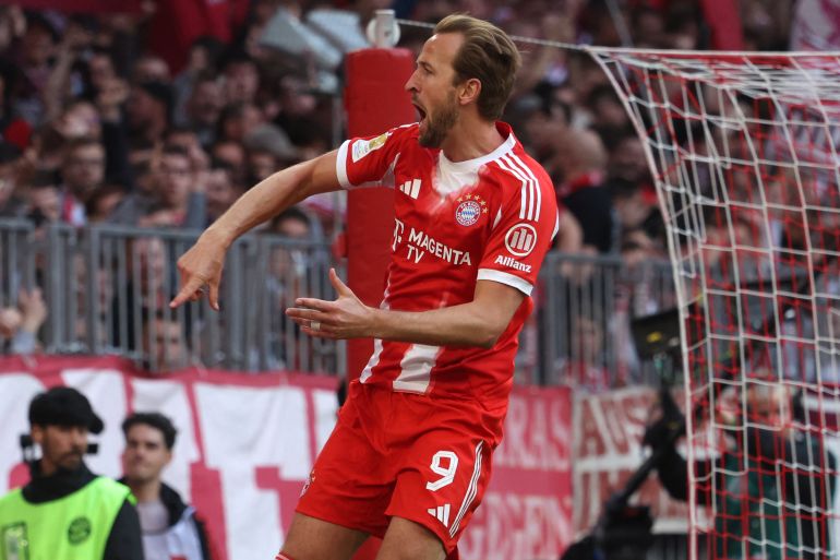 Harry Kane leads Bayern to record-extending 35th Bundesliga title