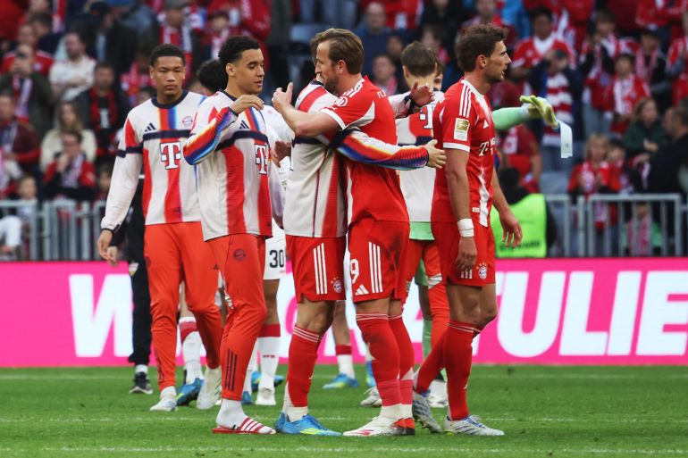 Harry Kane leads Bayern to record-extending 35th Bundesliga title