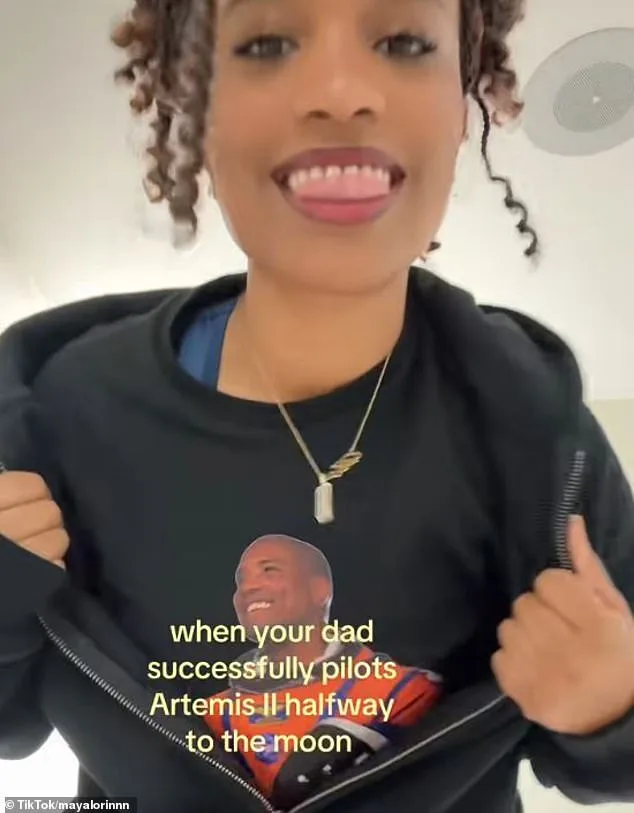 NASA astronaut Victor Glover's daughter goes viral with moon dance tribute.