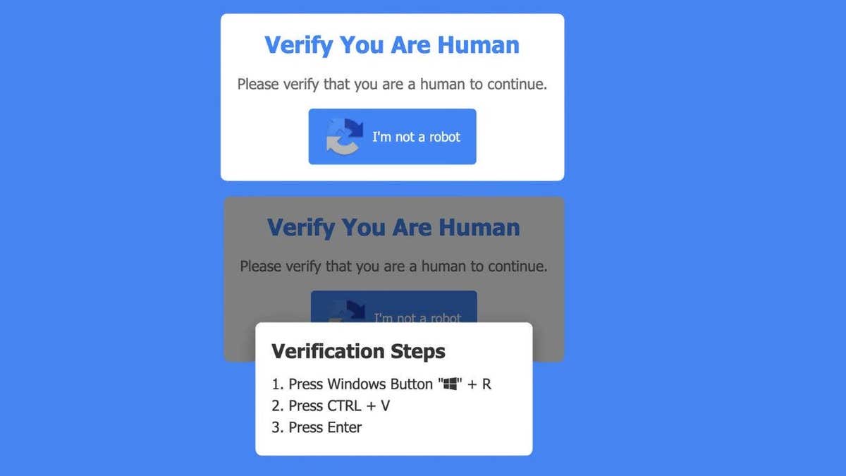 Scammers turn harmless CAPTCHAs into malware traps by forcing victims to run hidden commands.