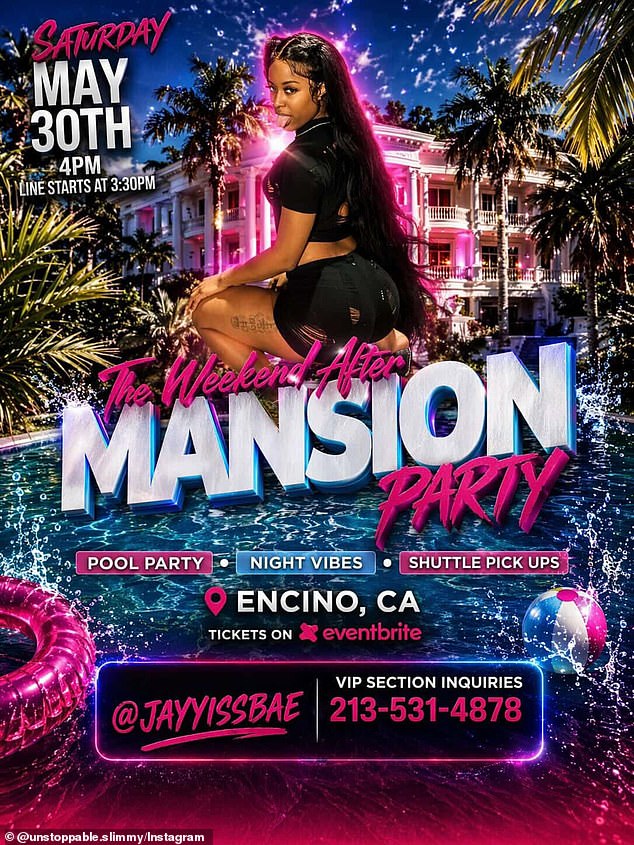 Encino mansion hosts wild parties, choking neighborhood with smoke and revelers.